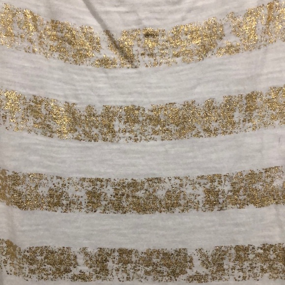 White and gold stripe tank - Picture 2 of 2